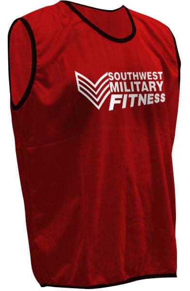 Red SWMF bib